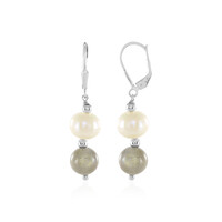 Pendientes en plata con Perla de Akoya