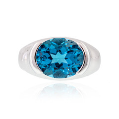 Anillo en plata con Topacio de Marambaia