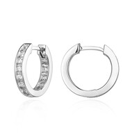 Pendientes en plata con Zircón