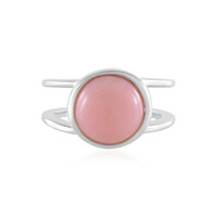 Anillo en plata con Ópalo rosa