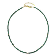 Collar en plata con Esmeralda de Zambia