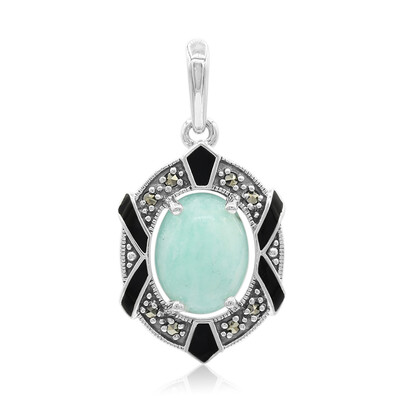 Colgante en plata con Amazonita