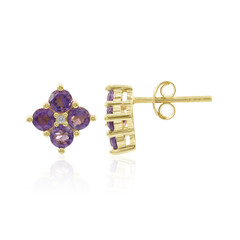 Pendientes en plata con Amatista
