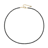 Collar en plata con Espinela negra