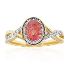 Anillo en oro con Pezzottaita