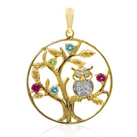 Colgante en plata con Peridoto