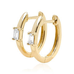 Pendientes en oro con Diamante SI2 (G)  (de Melo)