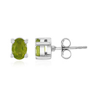 Pendientes en plata con Peridoto