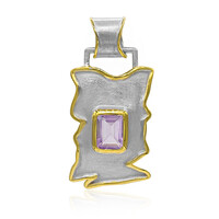 Colgante en plata con Amatista Rosa de Francia
