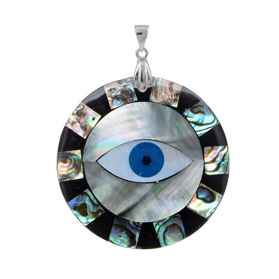 Colgante en plata con Piedra preciosa