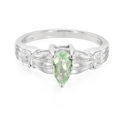 Anillo en plata con Turmalina Paraíba