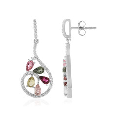 Pendientes en plata con Turmalina