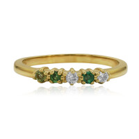 Anillo en plata con Peridoto
