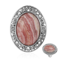 Anillo en plata con Rodocrosita (Art of Nature)