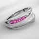 Anillo en plata con Rodolita (SAELOCANA)