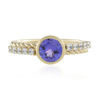Anillo en oro con Tanzanita AAA (de Melo)