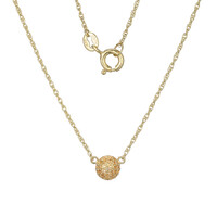 Collar en plata con Citrino (Adela Silber)