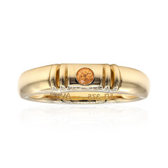 Anillo en oro con Espesartina de California (Amanda Adkins)