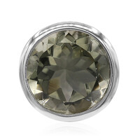 Colgante en plata con Amatista verde