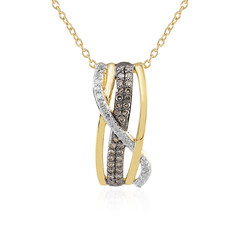 Collar en plata con Diamante I3 champán