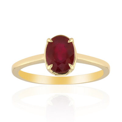 Anillo en oro con Rubí de Bemainty