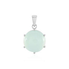 Colgante en plata con Calcedonia agua
