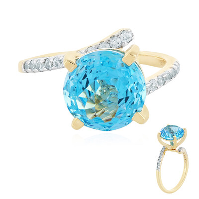 Anillo en oro con Topacio de Marambaia (PHANTASIA)