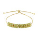 Brazalete en plata con Peridoto