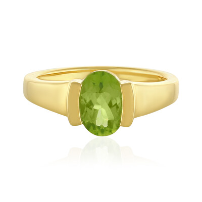 Anillo en plata con Peridoto