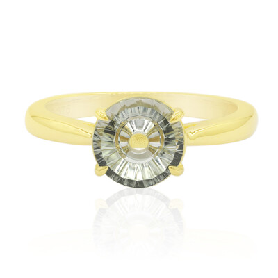 Anillo en oro con Amatista verde (Glenn Lehrer)