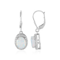 Pendientes en plata con Ópalo de Welo