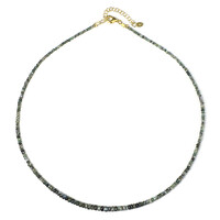 Collar en plata con Alejandrita ojos de gato