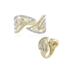 Anillo en oro con Diamante SI2 (H) (de Melo)