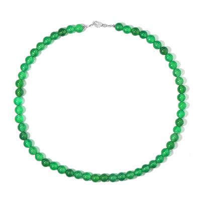 Collar en plata con Ónix verde