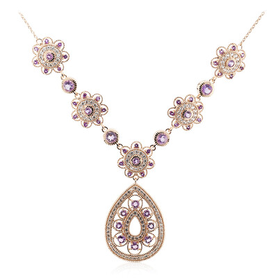 Collar en plata con Amatista