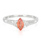 Anillo en plata con Zafiro Padparadscha
