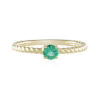 Anillo en oro con Esmeralda de Rusia