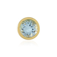 Colgante en plata con Topacio azul cielo