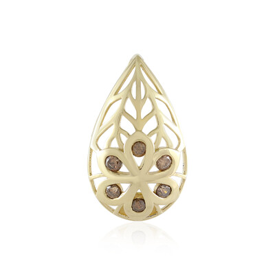Colgante en oro con Diamante champán I2 (Ornaments by de Melo)