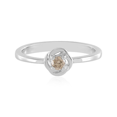 Anillo en plata con Diamante I3 champán