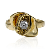Anillo en oro con Diamante IF (D)