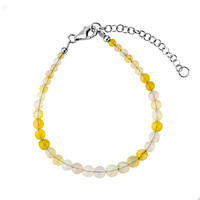 Brazalete en plata con Ópalo de Welo