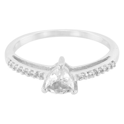 Anillo en plata con Goshenita