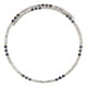 Collar al cuello en acero con Iolita de Madagascar (Riya)