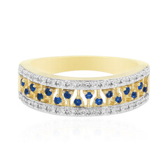 Anillo en oro con Hauyna
