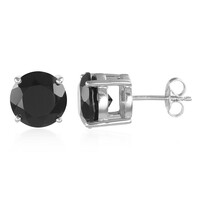 Pendientes en plata con Ónix negro