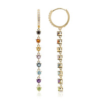 Pendientes en plata con Granate