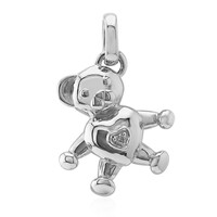Colgante en plata con Diamante SI1 (G)