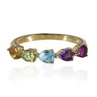 Anillo en plata con Rodolita
