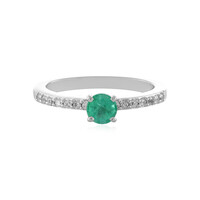 Anillo en plata con Esmeralda de Colombia